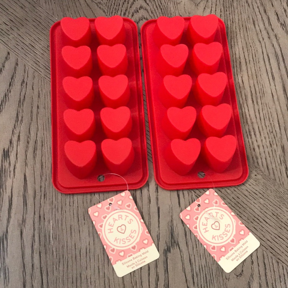 Silicone Heart Molds bundle